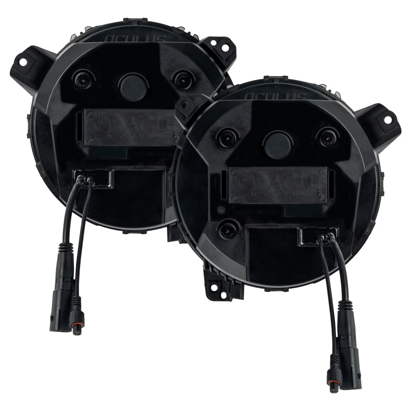 Oracle Oculus BiLED Projector Headlights for Jeep JL/Gladiator JT Satin Silver 5500K