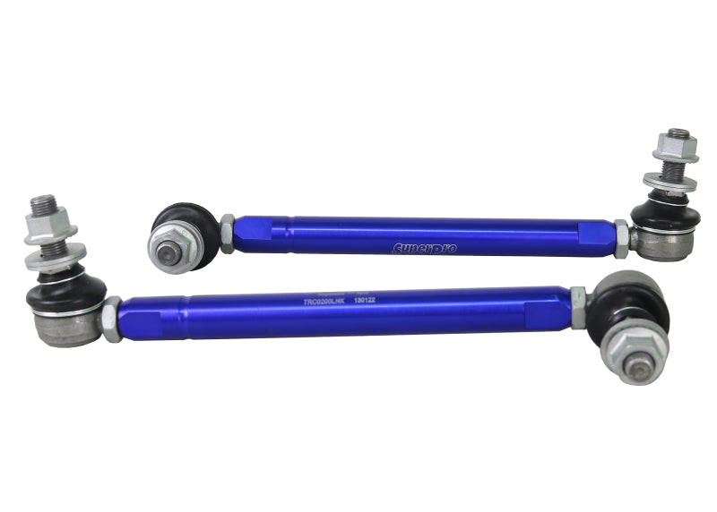 SuperPro 2001 Toyota Highlander Limited Front HD Adjustable End Link Set (12mm Studs 254mm-305mm)
