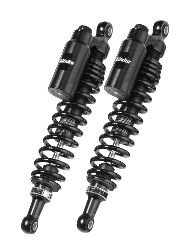 Bitubo WMT0 Twinshocks Adj.: Spring Preload, Reb., Comp., Length 305mm, Piggyback Tank, Dk Edition