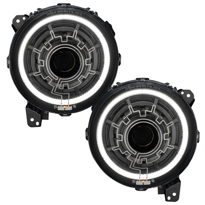 Oracle Lighting 18-22 Jeep Wrangler JL Oculus Bi-LED Projector Headlights
