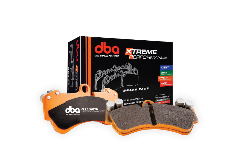 DBA 03-06 EVO / 04-09 STi / 03-07 350Z Track Edition/G35 w/ Brembo XP650 Rear Brake Pads