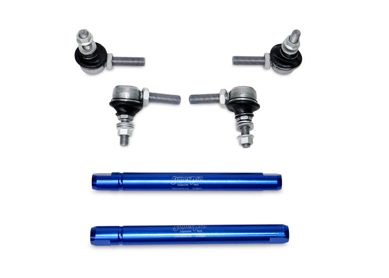 SuperPro 2004 Mazda 3 i Front HD Adjustable End Link Set (10mm Studs 254mm to 305mm)