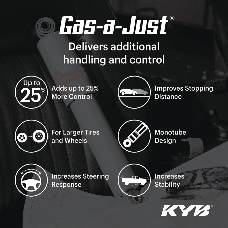 KYB Shocks & Struts Gas-A-Just Front TOYOTA Pickup (2WD) 1984-95 TOYOTA T100 (2WD) 1993-98 TOYOTA Ta