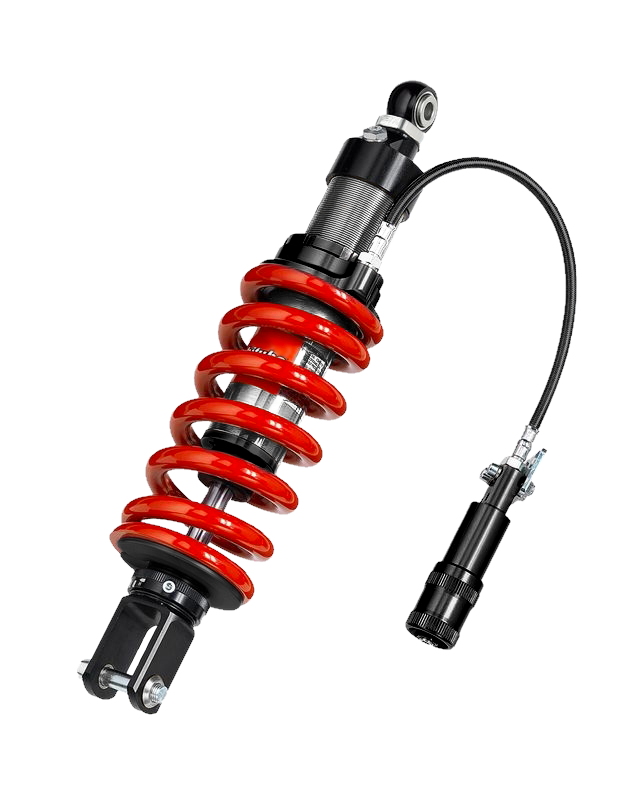 Bitubo XZE3 Monoshocks Adjustable: Hydraulic Spring Preload, Rebound, Length, Red Spring
