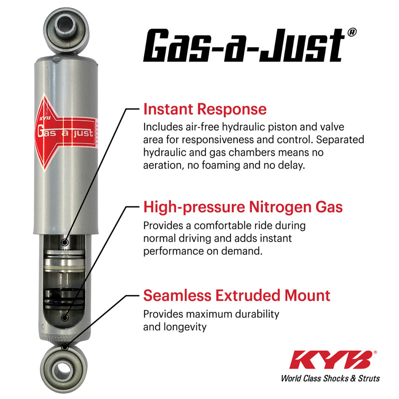 KYB Shocks & Struts Gas-A-Just Rear CHEVROLET Luv 1972-79 MAZDA Pickup (2WD) 1986-93 NISSAN Frontier