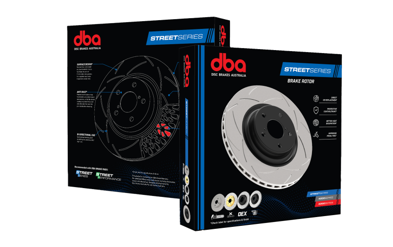 DBA 02-06 Audi A4 3.0L Front Street Drilled & Slotted Rotor