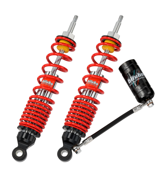 Bitubo WMI0 Twinshocks Adjustable: Spring Preload, Length 322mm