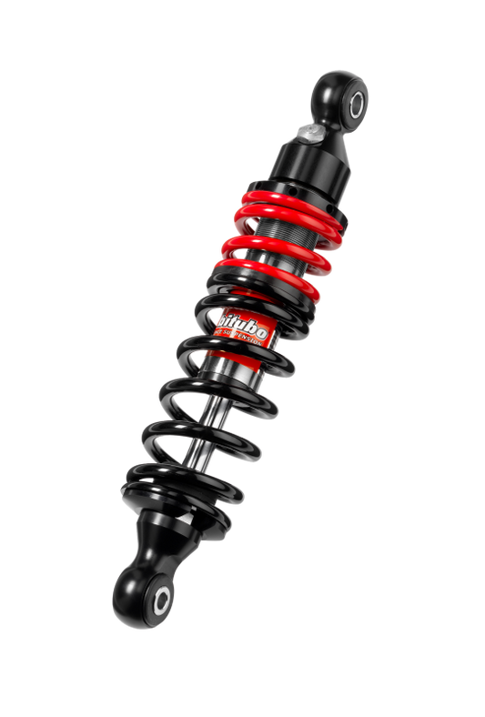 Bitubo YEB0 Monoshocks Front Adjustable: Spring Preload, Red Spring