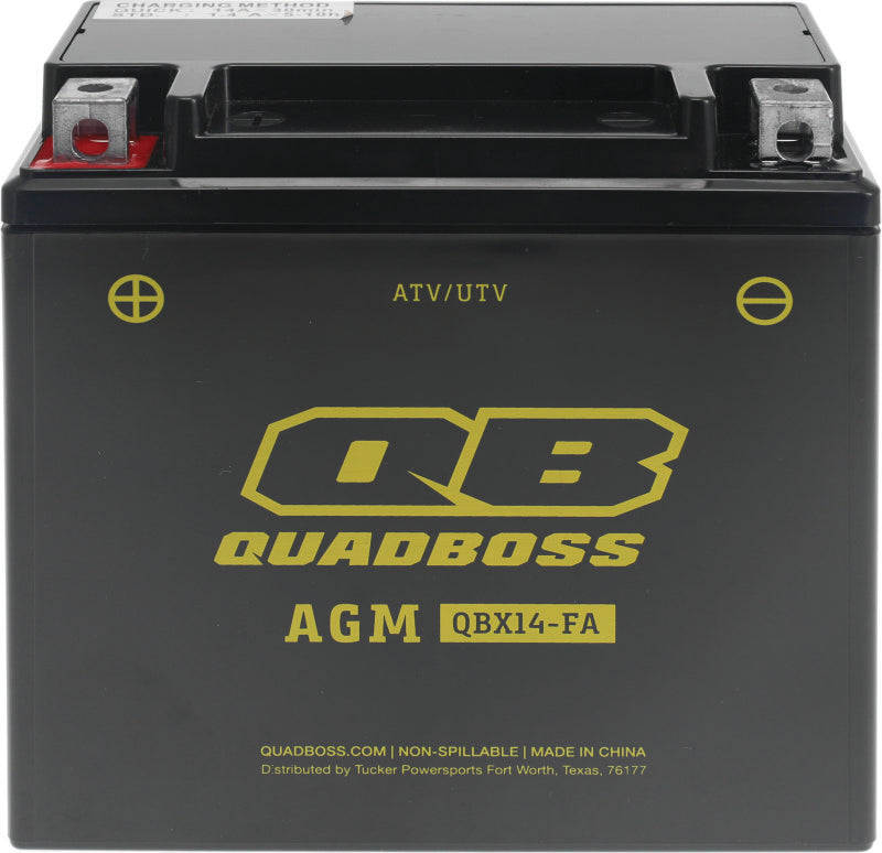 QuadBoss Maintenance-Free AGM Battery QBX14-FA