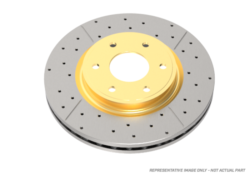 DBA 02-06 Audi A4 3.0L Front Street Drilled & Slotted Rotor