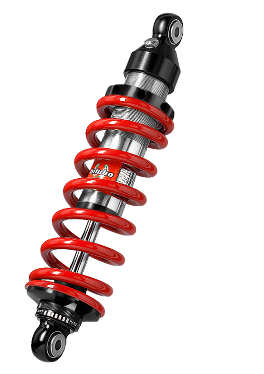 Bitubo XZE0 Monoshocks Adjustable: Spring Preload, Rebound, Red Spring