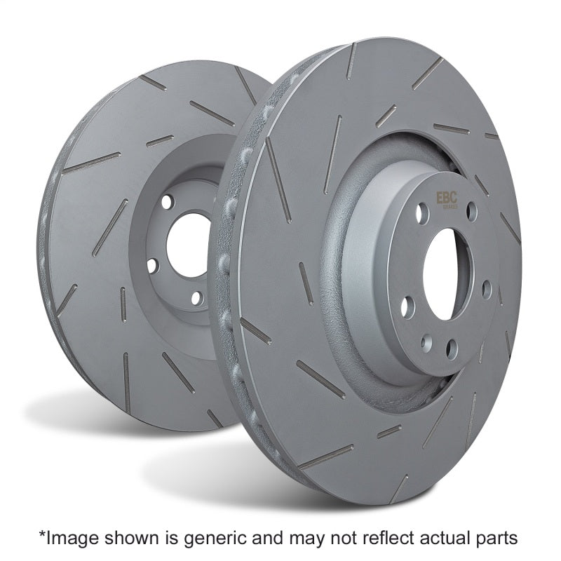 EBC 11-15 Audi Q7 3.0 Supercharged USR Slotted Rear Rotors