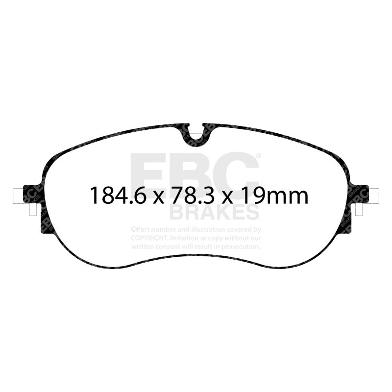EBC 2021+ Audi Q4 e-Tron Electric Yellowstuff Front Brake Pads