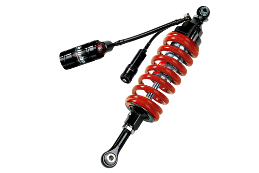 Bitubo CLU3 Monoshock Adjustable: Hydraulic Spring Preload, Reb., Double Comp., Length, Red Spring