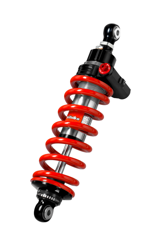 Bitubo XZEV Monoshocks Adjustable: Hydraulic Spring Preload, Rebound, Length, Red Spring