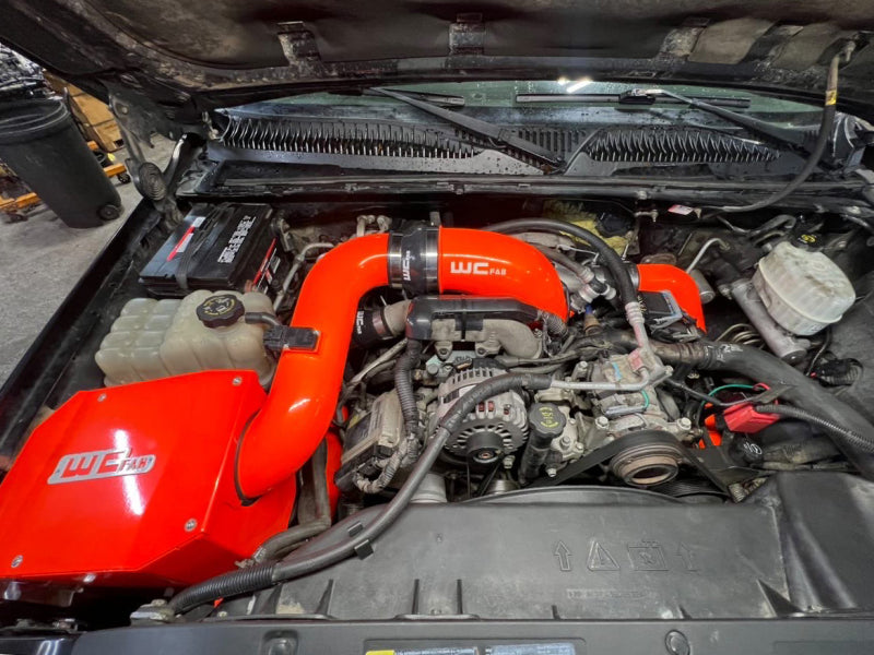 Wehrli 04.5-05 Duramax LLY 4in Stage 2 Intake Kit - Candy Red