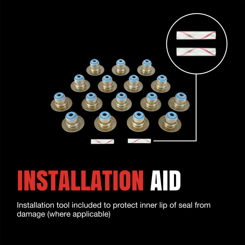 Fel-Pro 18-21 Ford F-150/11-17 Mustang/10-12 Fusion Engine Valve Stem Oil Seal Set