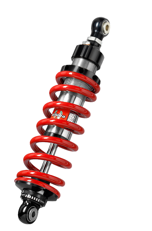 Bitubo XZE1 Monoshocks Adjustable: Spring Preload, Rebound, Length, Red Spring