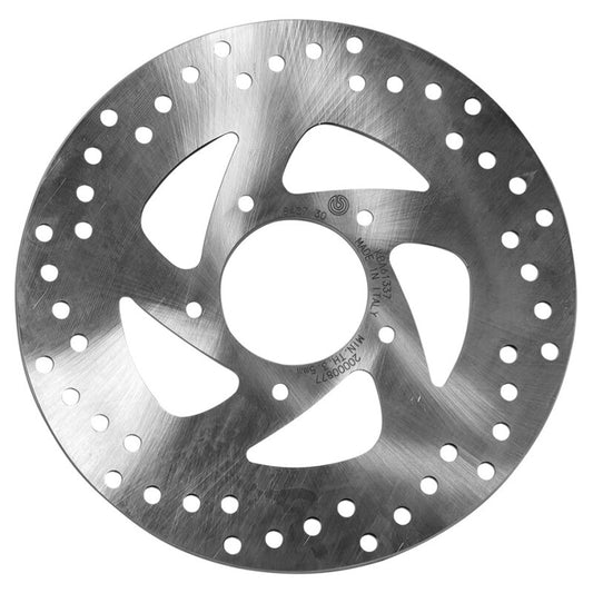 Brembo OE 08-11 Aprilia Sport City One 50CC/99-06 Beta Eikon 125CC 220x4mm Brake Disc - Front Fixed